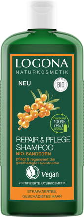 Logona REPAIR šampón BIO rakytník - na poškodené vlasy, 250 ml