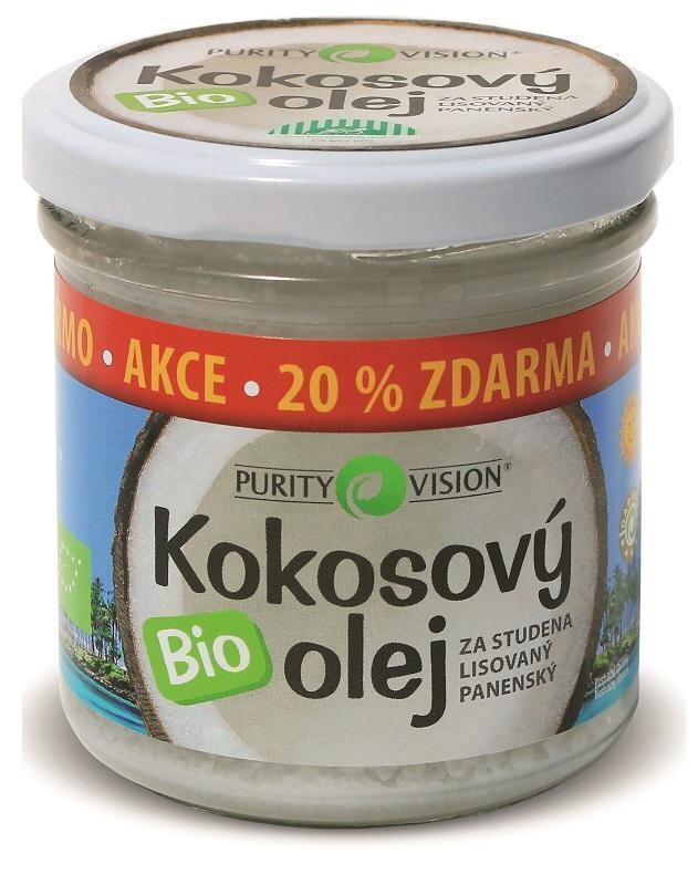 Kokový olej Purity Vision 100 ml - nad 130 EUR