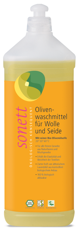 Sonett Tekutý olivový prostriedok na vlnu a hodváb, 1 l