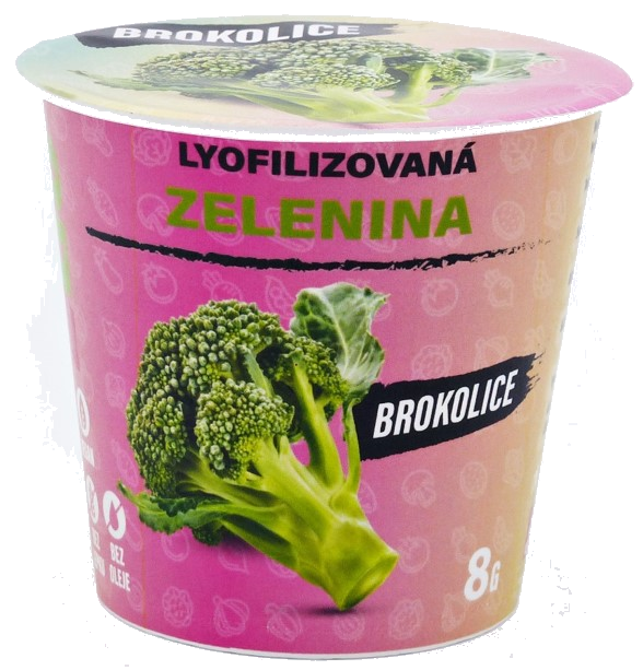 Snack2Go Brokolica lyofilizované, 8g POCHUTINA na KONZUMÁCIU
